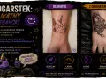 Delikatny tatuaż na przedramieniu w kształcie bajkowego stworka i smoka. Idealne miejsce na tatuaż, który mówi o Tobie.