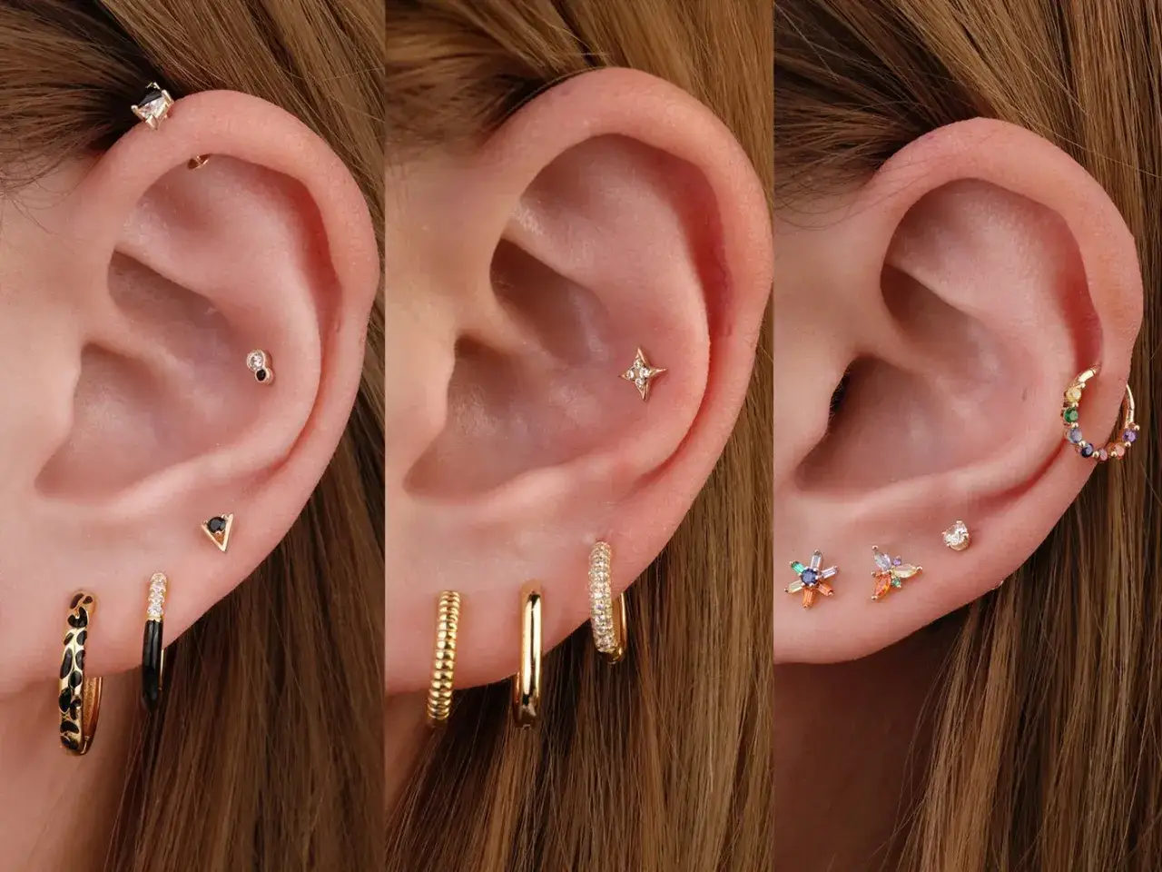 Kolczyki w uchu: helix, tragus, lobe. Różne ozdoby, od prostych kółek po kolorowe kamienie. Pytanie: ile się goi helix?